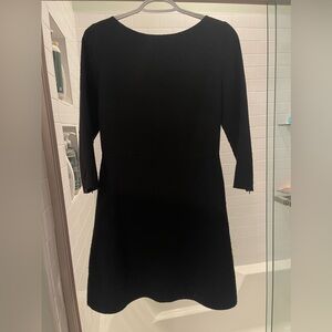 Theory Black Long Sleeved Dress